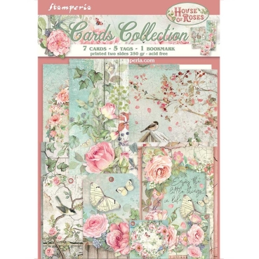 Stamperia Cards Collection House of Roses