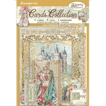 Stamperia Cards Collection Sleeping Beauty
