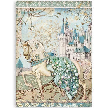 Preview: Stamperia Clear Prints  Pack 6 assorted Acetate Sheets A4 Sleeping Beauty