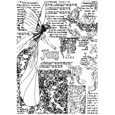 Preview: Stamperia Clear Prints  Pack 6 assorted Acetate Sheets A4 Sleeping Beauty