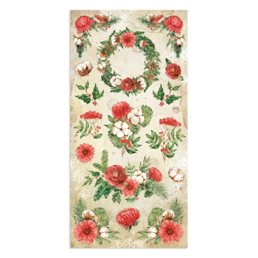 Preview: Stamperia Collectables 10 sheets Romantic Home for the Holidays