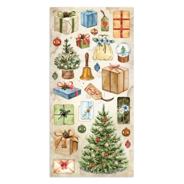 Stamperia Collectables 10 sheets Romantic Home for the Holidays