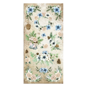 Stamperia Collectables 10 sheets Romantic Home for the Holidays