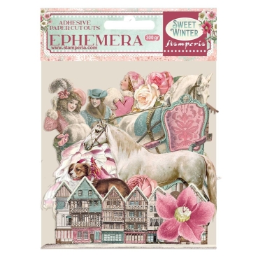 Stamperia Ephemera Selbstklebende Motive Sweet Winter
