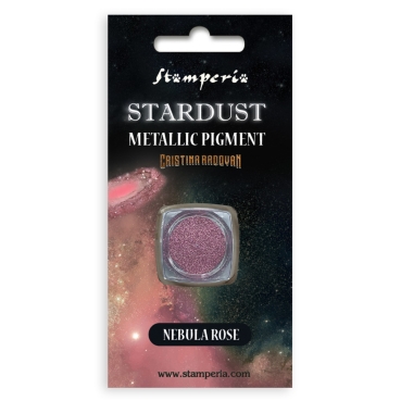 Stamperia Stardust Pigment Nebula Rose