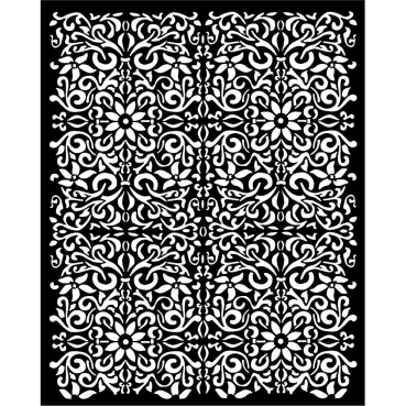 Stamperia Thick Stencil Schablone 20 x 25 cm Vintage Library Texture