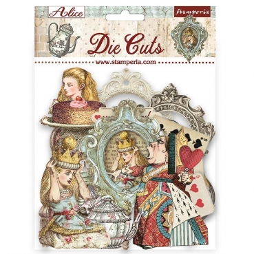 Stamperia Die Cuts Ausstanzungen Alice