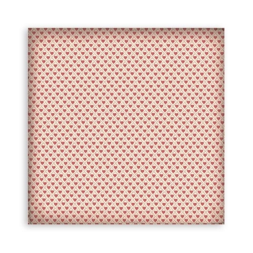 Preview: Stamperia 12 x 12 Inch Fabric Sheets Stoffteile Vintage Library