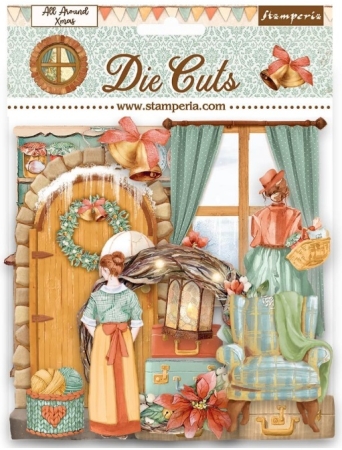 Stamperia Die Cuts Assorted Ausstanzungen All Around Christmas
