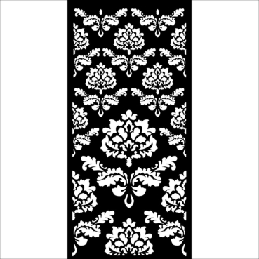 Stamperia Mixed Media Thick Stencil Schablone 12 x 25 cm Wallpaper