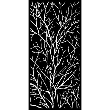 Stamperia Mixed Media Thick Stencil Schablone 12 x 25 cm Branches