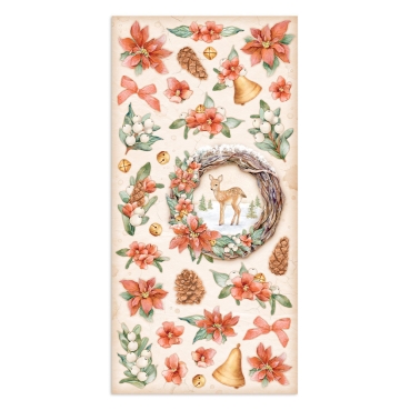 Preview: Stamperia Collectables 6 x 12 Inch Paper Pack All Around Christmas Collectables