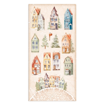 Preview: Stamperia Collectables 6 x 12 Inch Paper Pack All Around Christmas Collectables