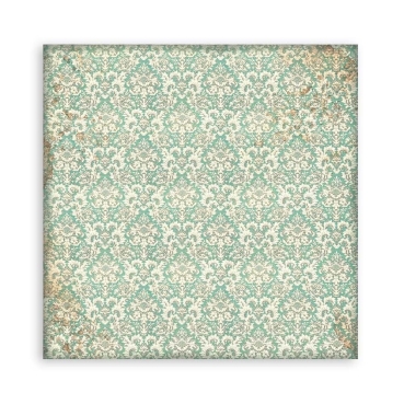 Preview: Stamperia 12 x 12 Inch Fabric Sheets Stoffteile Christmas Greetings