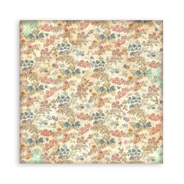 Preview: Stamperia 12 x 12 Inch Fabric Sheets Stoffteile Christmas Greetings