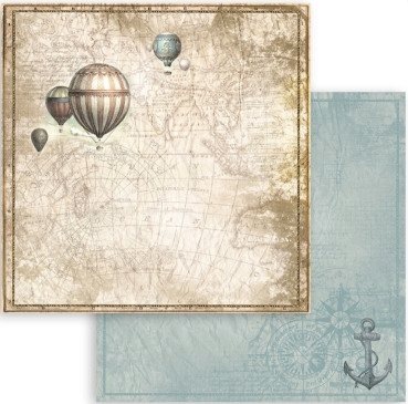 Stamperia 8 x 8 Inch Paper Pack Sea Land