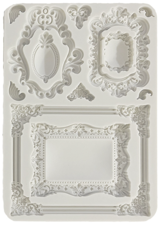Stamperia Brocante Antiques Silicon Mould A5 Frames