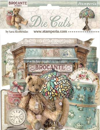 Stamperia Die Cuts Assorted Brocante Antiques
