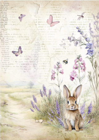 Preview: Stamperia A4 Rice Paper Selection Lavender