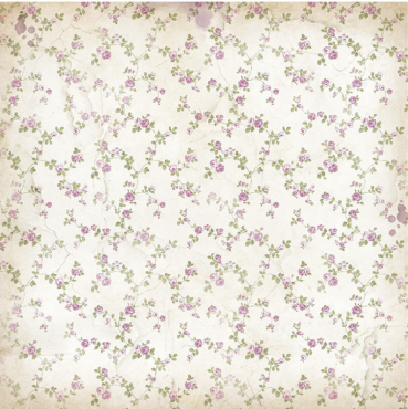 Preview: Stamperia 12 x 12 Inch Fabric Sheets Stoffteile Lavender