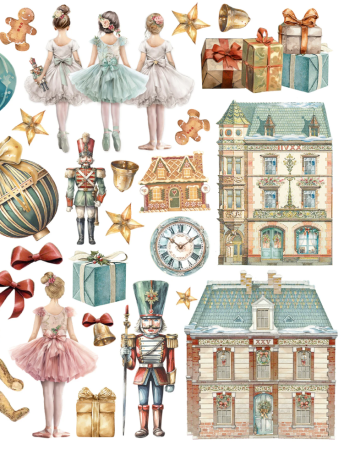 Preview: Stamperia Die Cuts Assorted The Nutcracker
