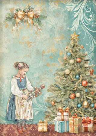 Preview: Stamperia A4 Reispapier Rice Paper Selection 6 Nutcracker