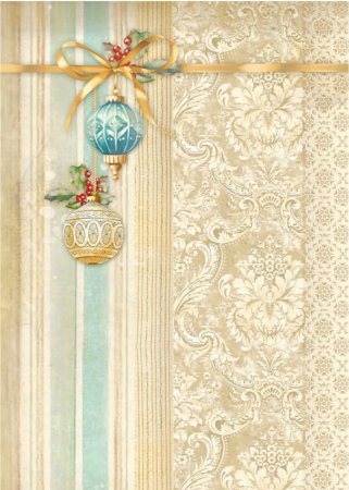 Preview: Stamperia Reispapier Rice Paper A6 Backgrounds The Nutcracker