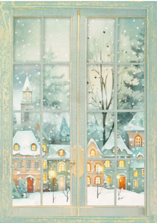 Stamperia Reispapier Rice Paper A6 Backgrounds The Nutcracker