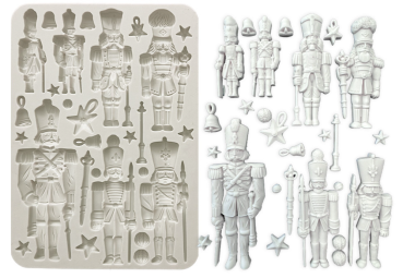 Preview: Stamperia Silikon Mould A5 Nutcracker Soldiers