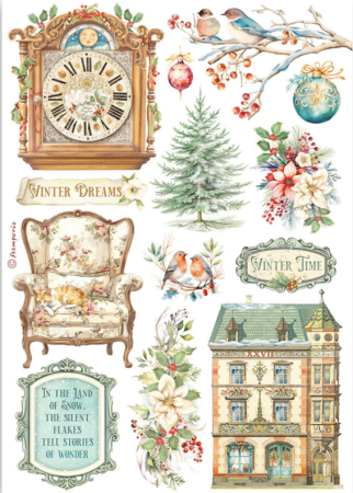Stamperia Washi Pad 8 Sheets A5 The Nutcracker