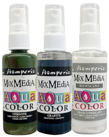 Stamperia Aquacolour Paint Selection 3 Gear up for Christmas