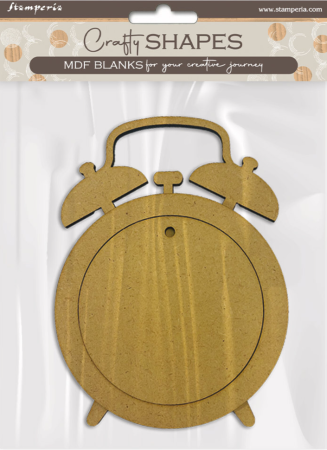 Stamperia Crafty Shapes: Clock alarm