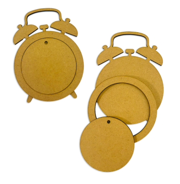 Preview: Stamperia Crafty Shapes: Clock alarm