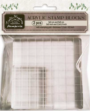 Stamperia Create Happiness Acryl Stempel Blöcke