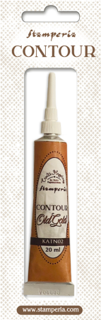 Stamperia Contour Liner 20 ml Create Happiness Old Gold