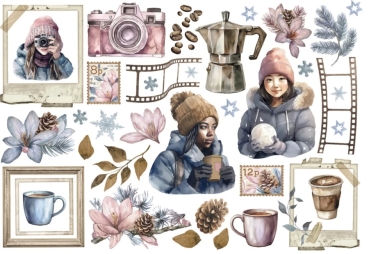 Preview: Stamperia Ephemera Create Happiness Dewdrops