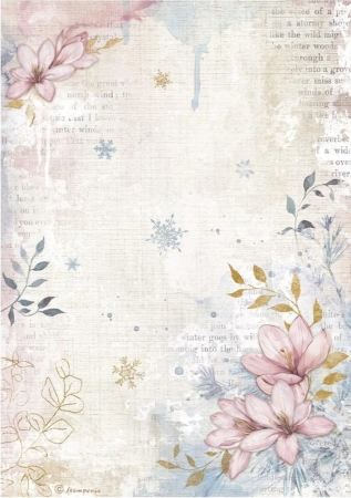 Preview: Stamperia Selection A4 Reispapier 6 Rice Paper Create Happiness Dewdrops