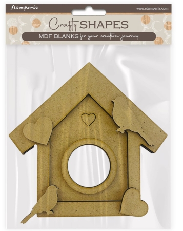 Stamperia Crafty Shapes: Create Happiness Dewdrops Nest