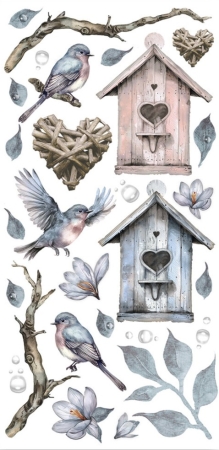 Preview: Stamperia Paper Cut Outs 2 Double Face Create Happiness Dewdrops