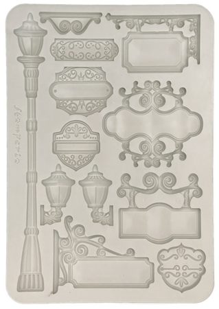 Stamperia A5 Silicon Mould Plates Art of Travelling