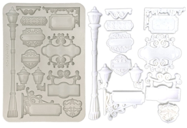 Preview: Stamperia A5 Silicon Mould Plates Art of Travelling