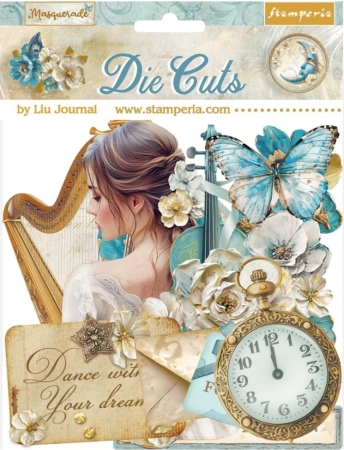 Stamperia Die Cuts Assorted Ausstanzungen Masquerade