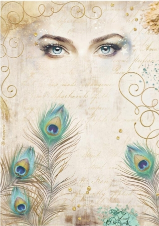 Preview: Stamperia A4 Reispapier Rice Paper Selection Masquerade