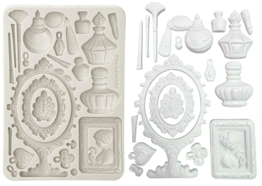 Preview: Stamperia A5 Silicon Mould Masquerade Beauty Accessories