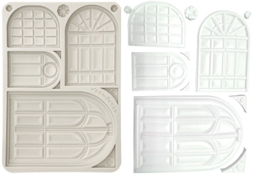 Preview: Stamperia A5 Silicon Mould Masquerade Windows