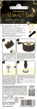 Stamperia Handle with Seals diam 2,5 cm For You
