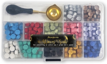 Stamperia Wax Set 12 Colors and Spoon