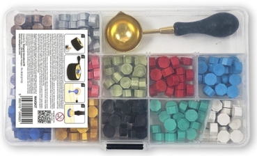 Preview: Stamperia Wax Set 12 Colors and Spoon