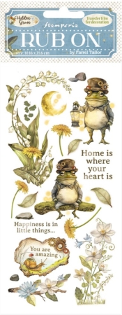 Stamperia Rub-On 10,16 x 21,6 cm Hidden Grove Mr. Frog