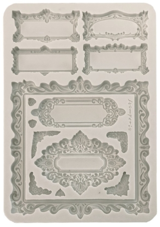 Stamperia A5 Silicon Mould Master of Magic Gothic Label